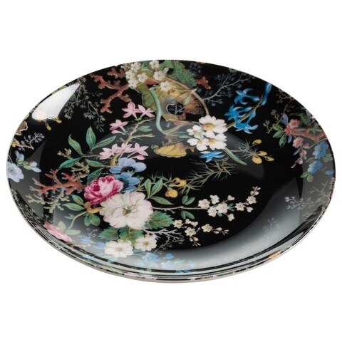 Farfurie pentru desert, Maxwell & Williams, Midnight Blossom, 20 cm Ø, portelan