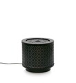 Fantana decorativa cu LED Miki, Bizzotto, D25x23 cm, metal, negru