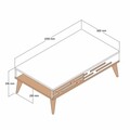 Masuta de cafea, Hommy Craft, Valensiya, 105x60x34.6 cm, PAL, Nuc/Alb