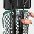 Masa de calcat, Brabantia C, New Dawn, 124x45 cm, 7 pozitii de reglare, cu suport statie de calcat, otel/bumbac