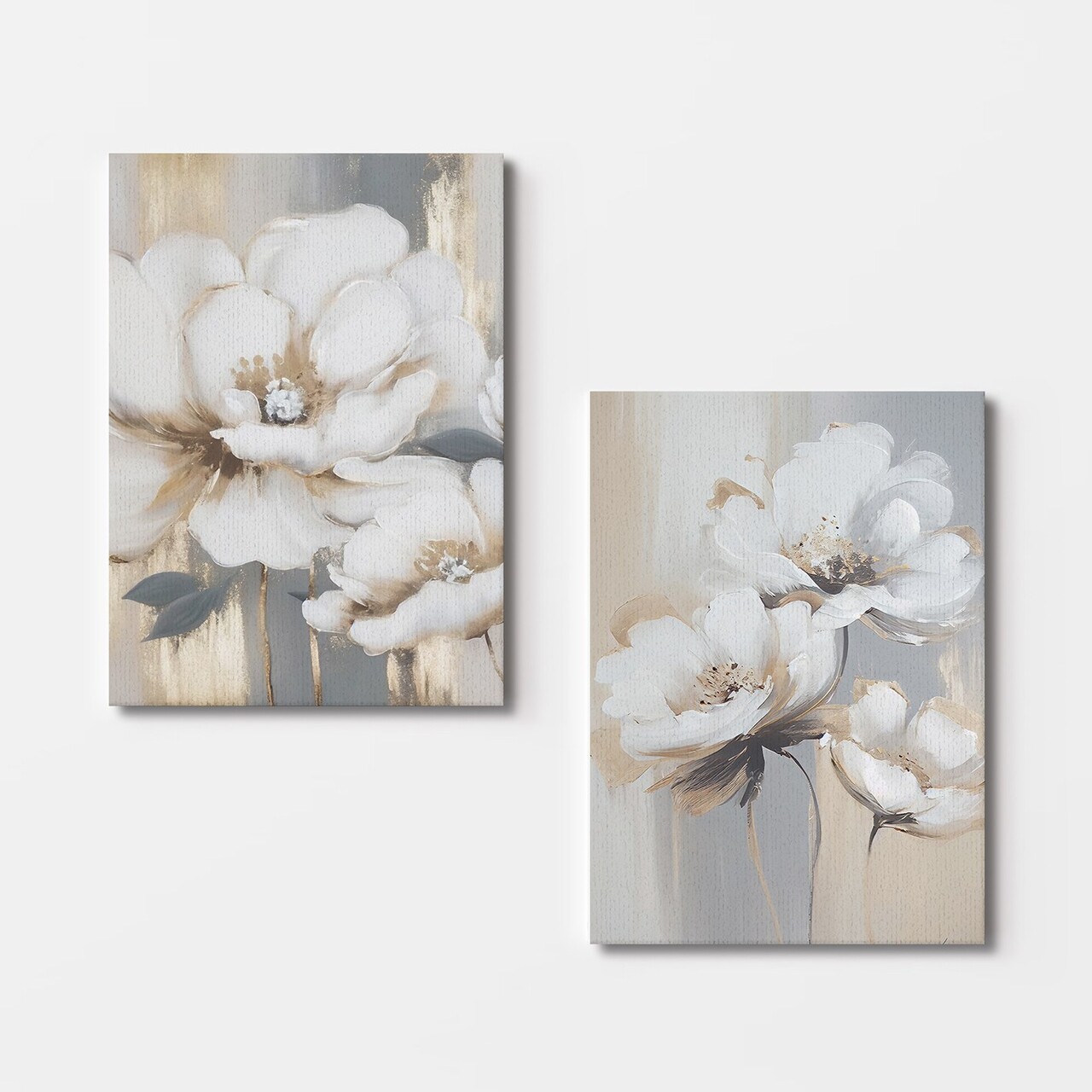 Set 2 tablouri decorative, 2KNV4235, Lemn, Multicolor - view 3
