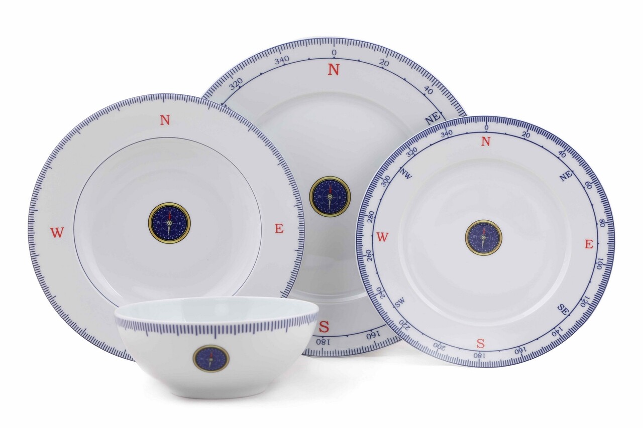 Serviciu de masa, 24 piese, Kutahya Porselen, LB24Y24205229, portelan, multicolor - 2 | YEO