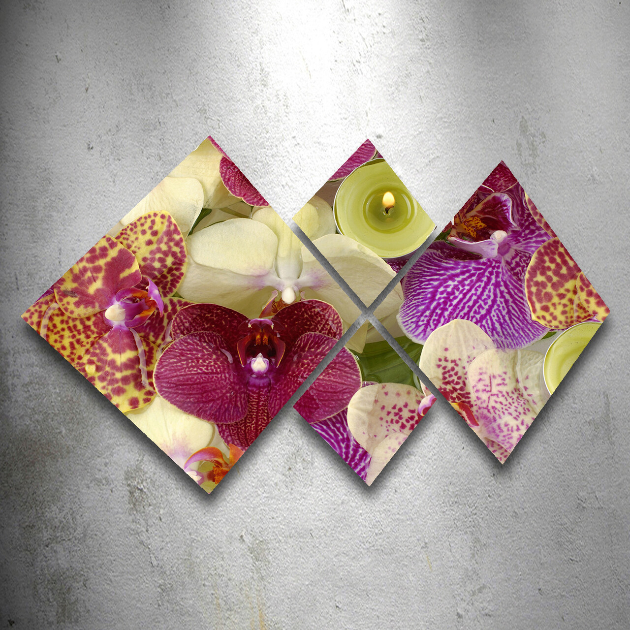 Set 4 tablouri decorative, 4MDF27857242, MDF, Imprimat UV, Multicolor - 1 | YEO