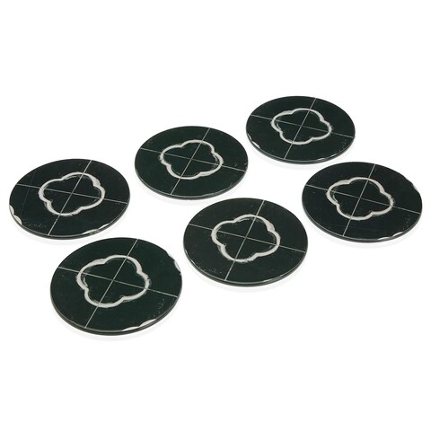 Set 6 suporturi pentru pahare clouds, versa, Ø11.5 cm, polipropilena