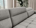 Coltar extensibil dreapta 4 locuri ELTAP, RT-04AUB, Berrto, 306x165x100 cm, lemn/poliester, gri deschis