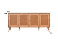 Consola, Wolina, Jüt, 180x81x41 cm, PAL, Stejar