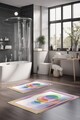 Set covorase de baie, Cartwright, CT-5094, Poliester, Multicolor