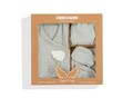 Newborn Baby Set (5 Pieces), Wallxpert, Angel Wings, Bumbac, Gri