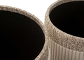 Set 3 taburete cu spatiu de depozitare Cream, Mauro Ferretti, 40.5x49.5 cm, MDF/poliester, crem