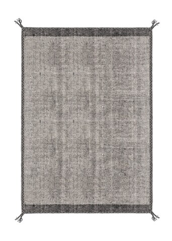 Covor Chathu, Bizzotto, 140 x 200 cm, lana, verso din bumbac, gri 140