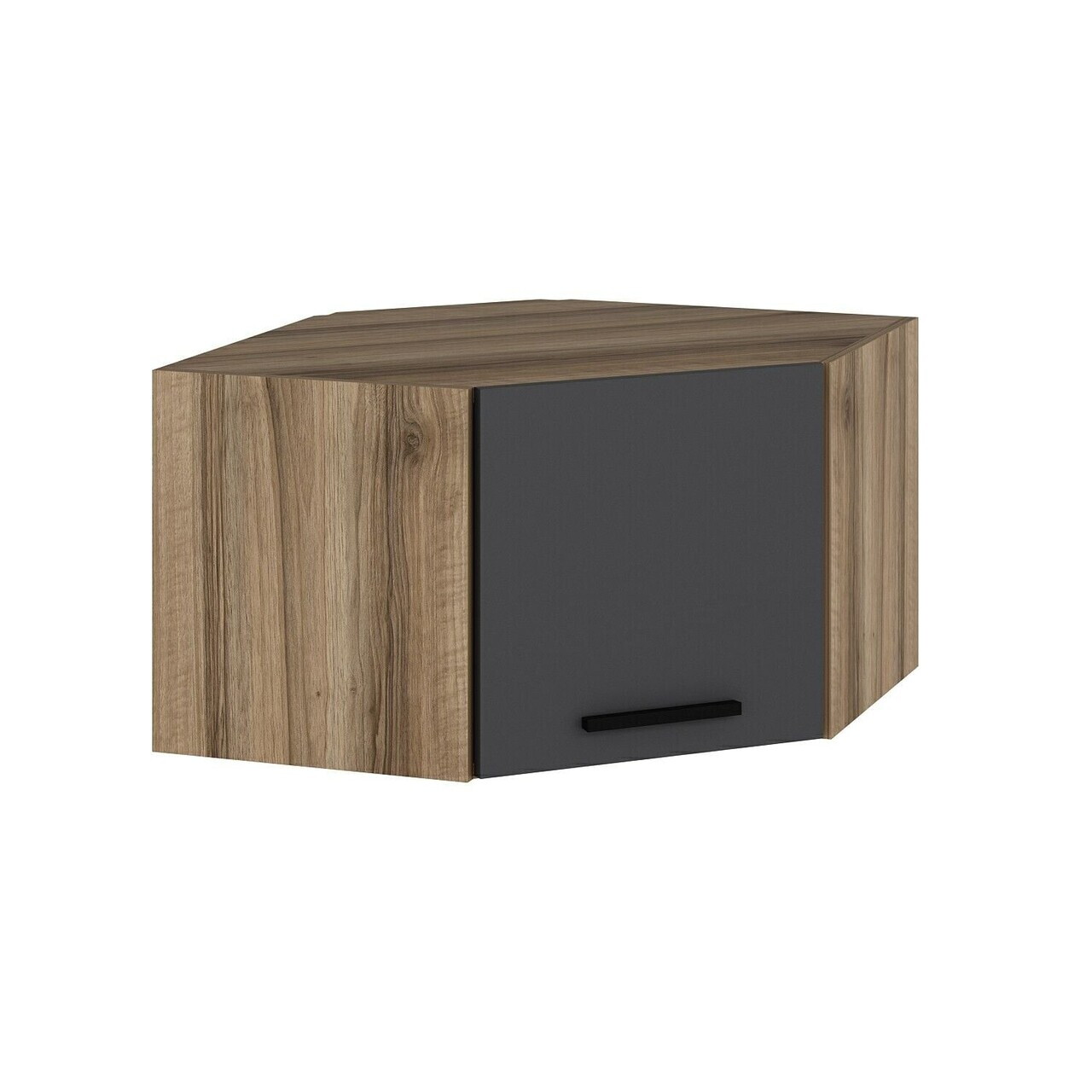 Dulap multifunctional, Hanah Home, Köşe, 74x45x44 cm, Antracit — imaginea 2
