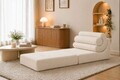 Fotoliu extensibil, Atelier del Sofa, 560ARE5302, Alb