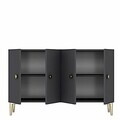 Consola, Hanah Home, Squarel 120, 120x75x32 cm, Antracit