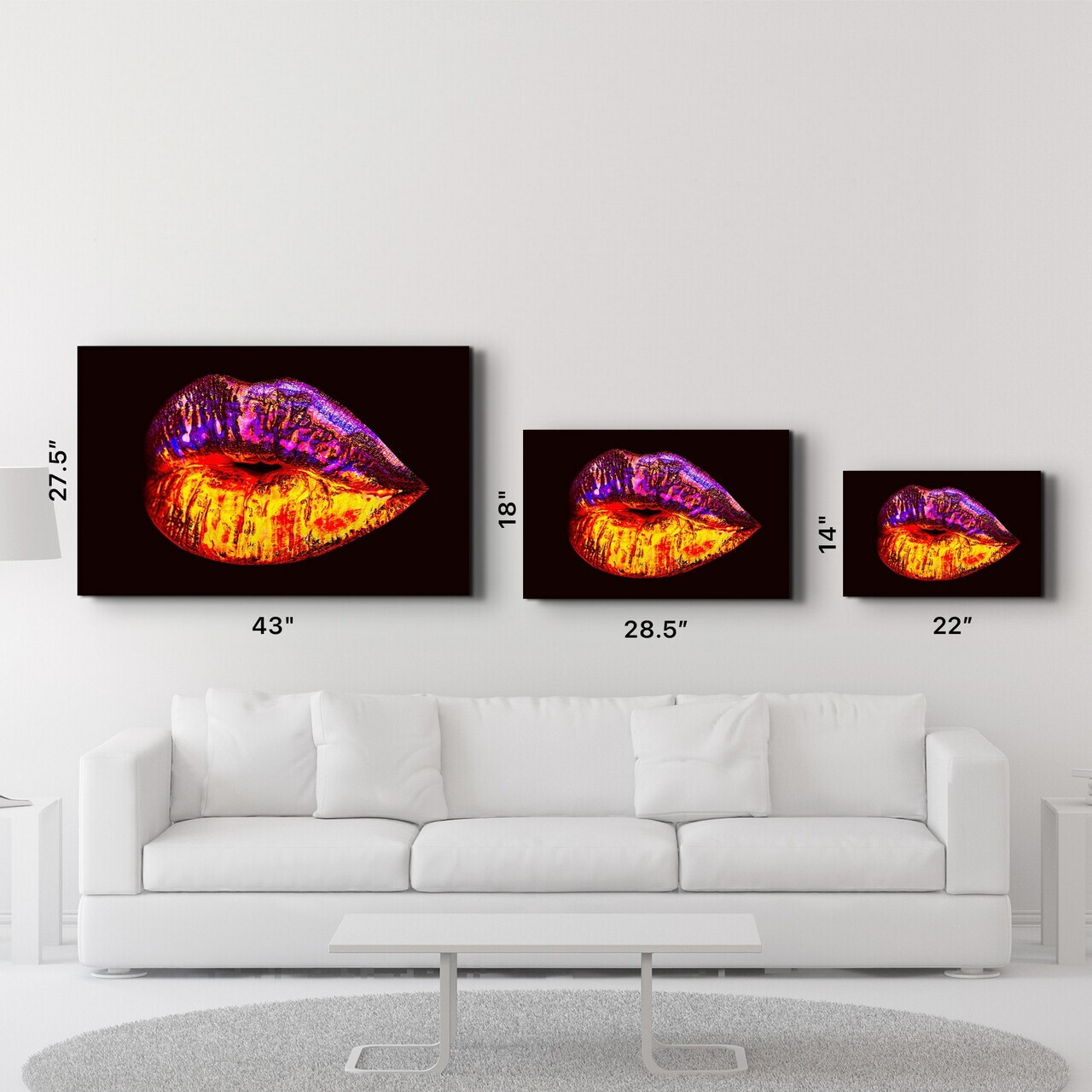 Tablou decorativ, CAM-5098, Dimensiuni: 46 x 72 cm, Multicolor — imaginea 6