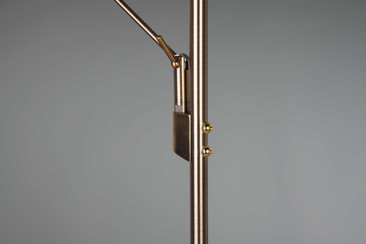 Lampadar Brantford, TRIO, 30x180 cm, 30W/6.5W, 2x SMD LED, metal, bronz antic - 2 | YEO