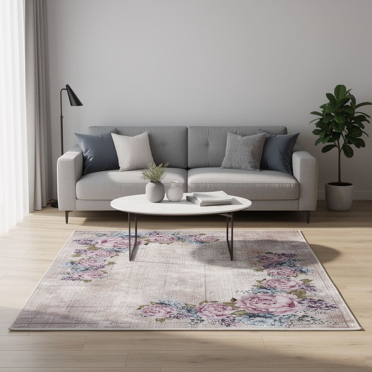 Covor Eexfab731 100x200 cm Poliester Multicolor