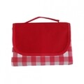 Patura pentru picnic Red Plaid, Heinner, 145x200 cm, poliester, rosu/alb