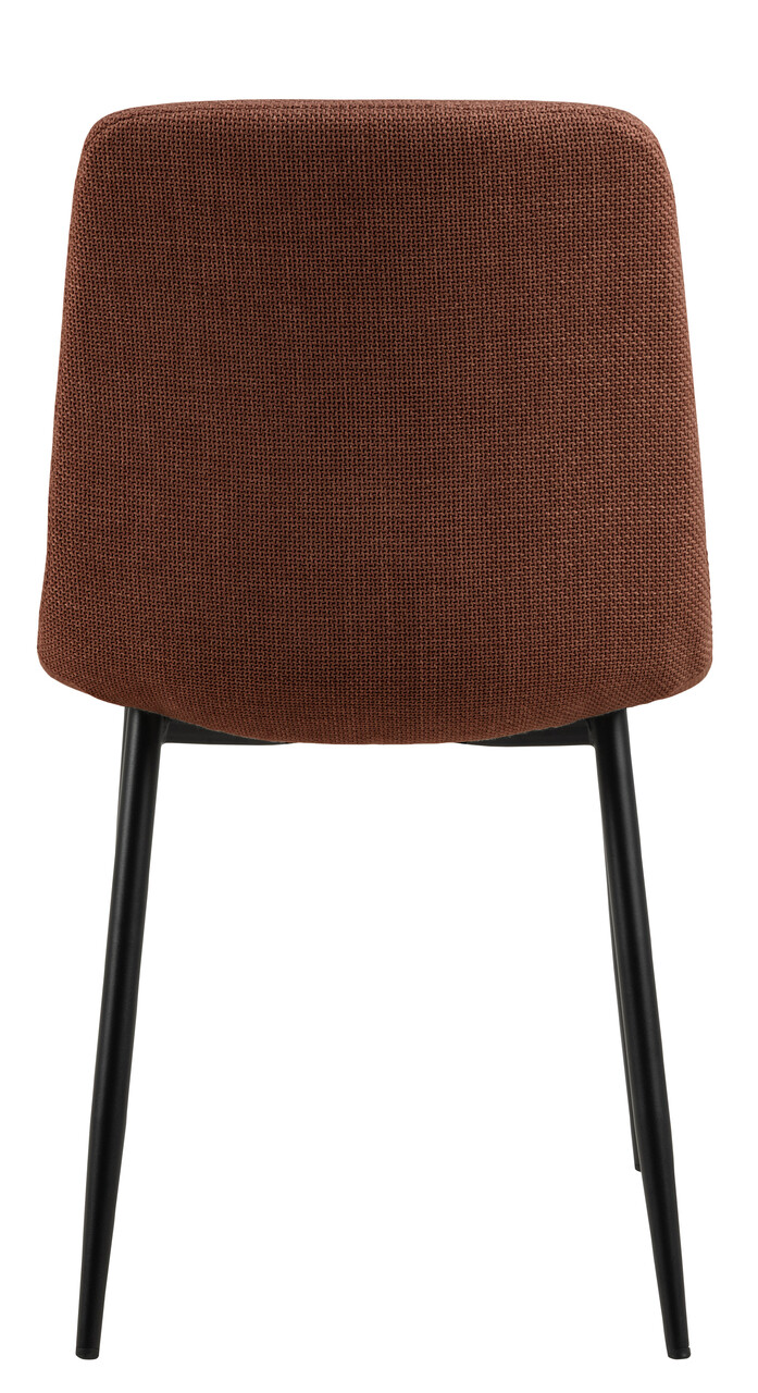 Scaun Becca, Actona, 46x55x85.5 cm, tesatura structurata/otel, teracota - view 9
