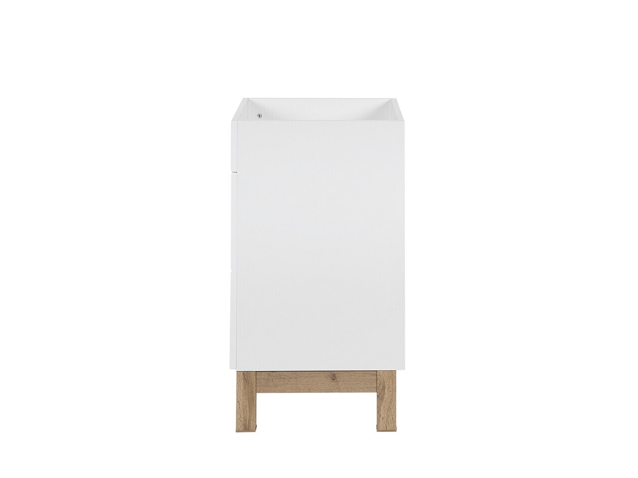 Set mobilier baie Bali White Lava 80 cm 841, dulap inalt, masca cu lavoar si cabinet cu oglinda, Comad, MDF/PAL, alb - view 10