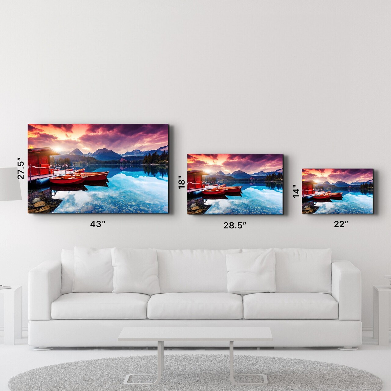 Tablou decorativ, CAM-3041, Dimensiuni: 46 x 72 cm, Multicolor — imaginea 6