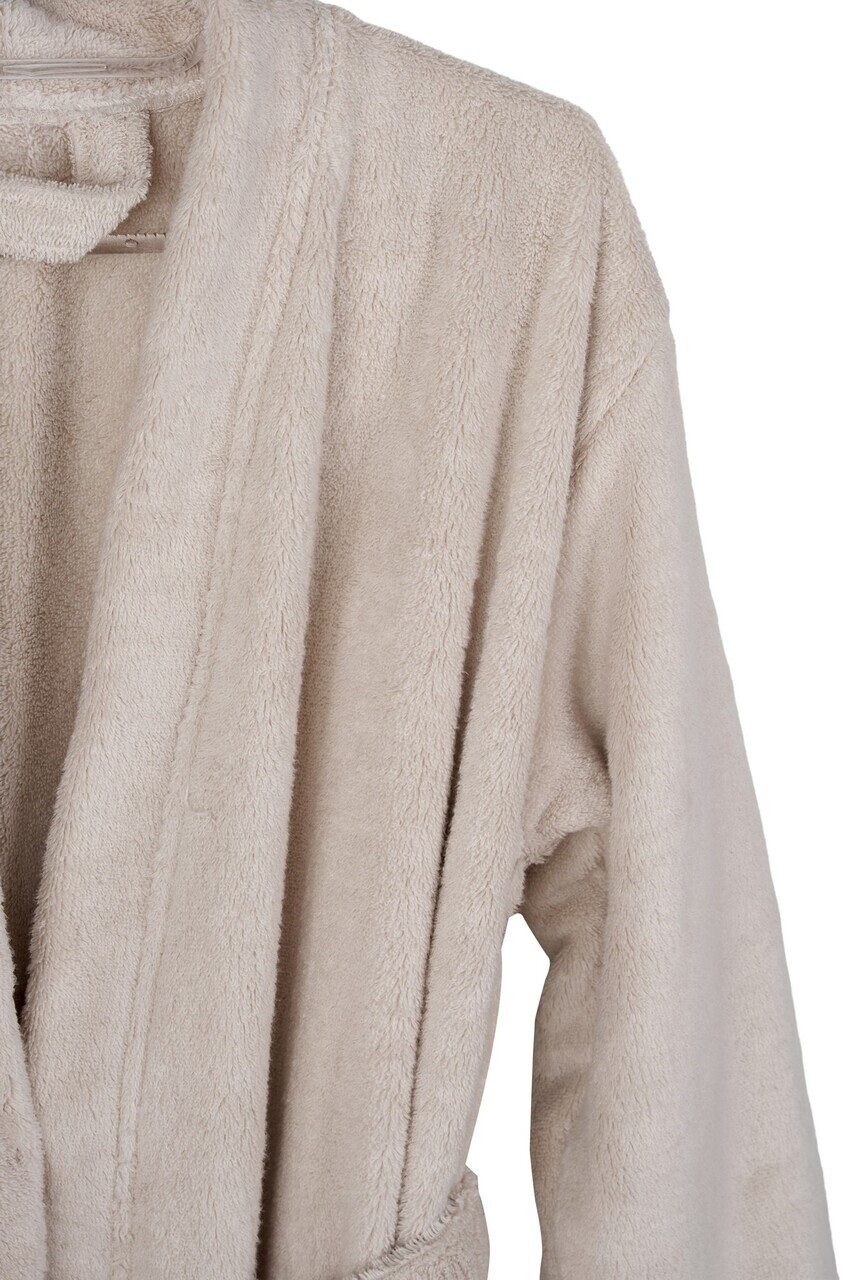 Halat de baie, L'essentiel Maison, Feel, 60% Bumbac/40% Bambus, Bej