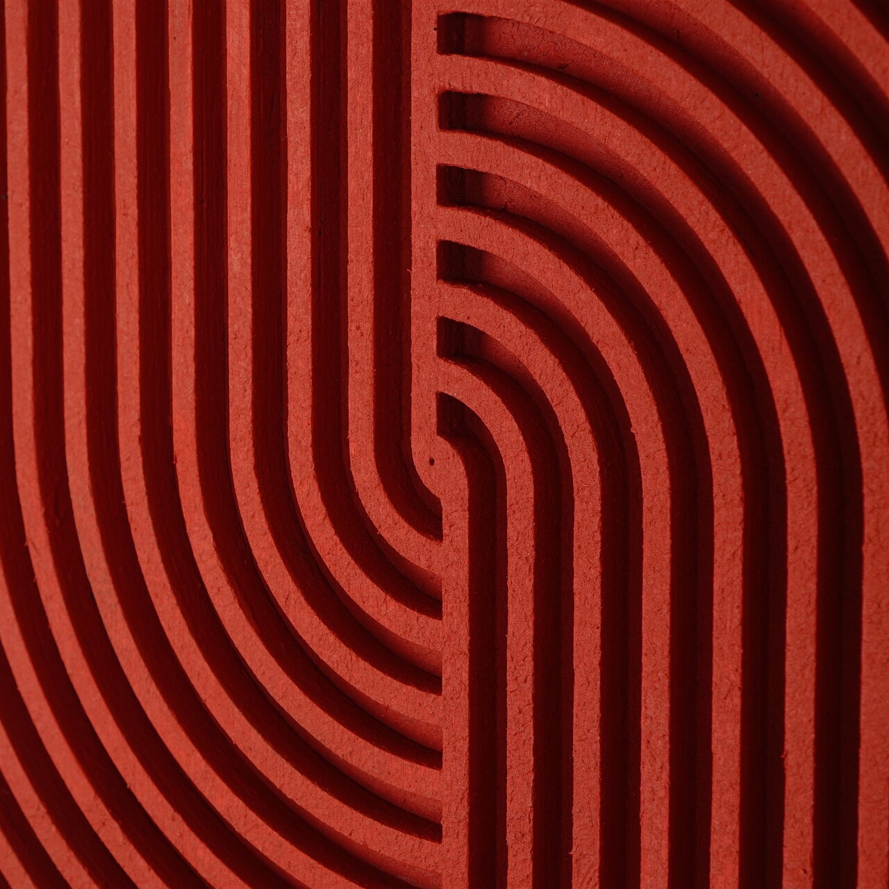 Decoratiune de perete, ART128, Dimensiuni: 33 x 33 x 2 cm, Rosu - view 5