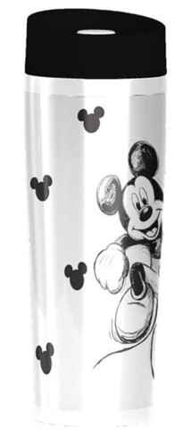 Cana termos Mickey Mouse Joy, Disney, 400 ml, inox, negru Disney imagine noua 2022