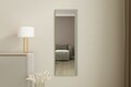 Oglinda decorativa, Siam, Lariya, 40x120x2.2 cm, MDF , Alb / Antracit