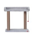 Zgarietor pentru pisici, Paws & Whiskers, Platform, Gri