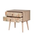 Noptiera, Vella, City - Cat, 60 x 61 x 40 cm, pal melaminat, multicolor
