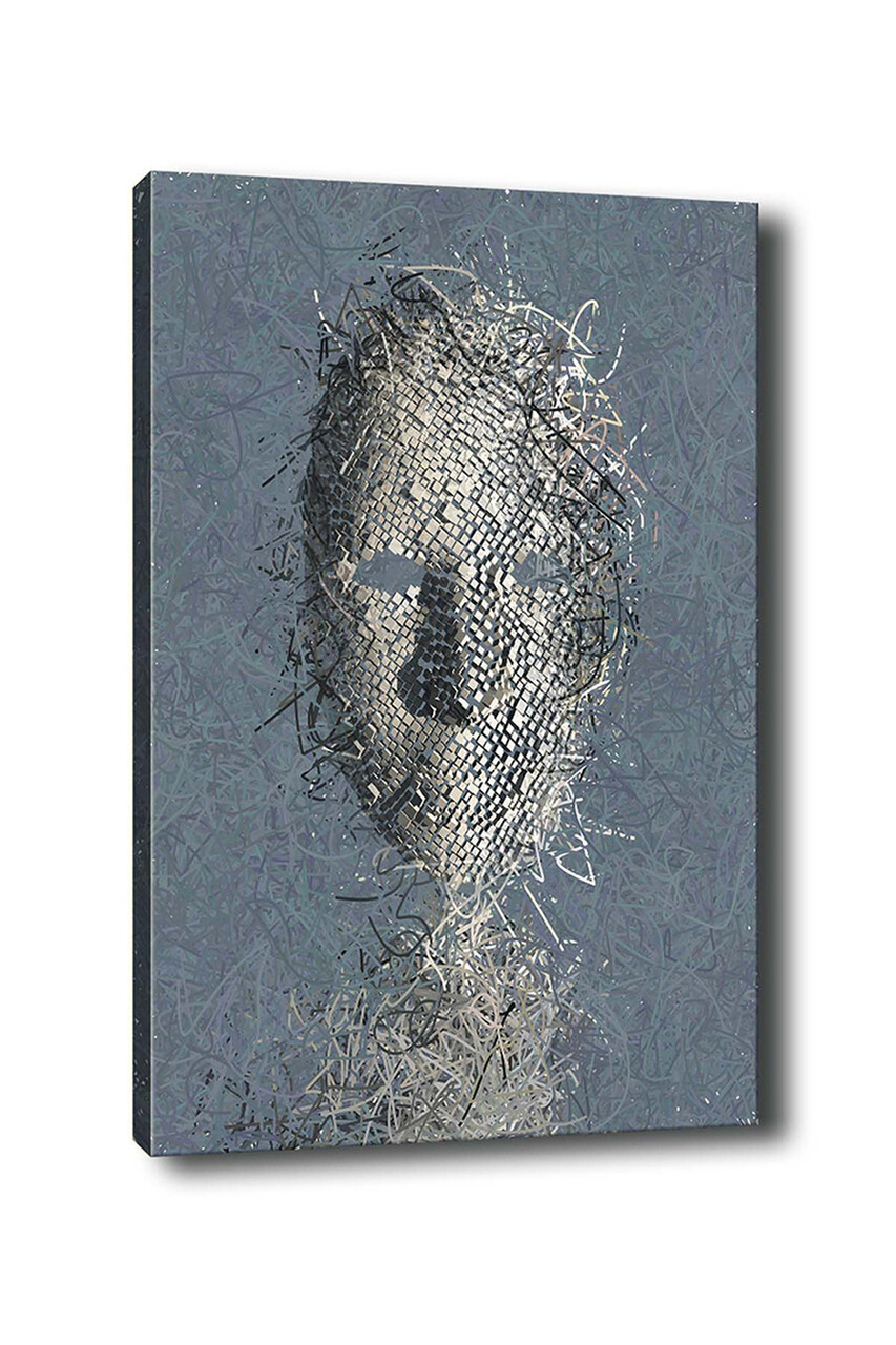 Tablou decorativ, Kanvas Tablo (70 x 100), Cadru: 100% LEMN (grosime: 3 cm), Multicolor - view 2