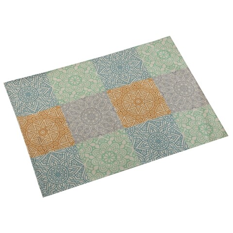 Suport pentru farfurie mandalas, versa, 36x48 cm, poliester, multicolor