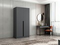 Dulap pentru haine, Minerva, Kale Plus Membrane Anthracite, 90x210x52 cm, PAL, Antracit