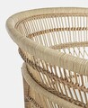 Scaun Josefina, Bizzotto, 79 x 72 x 86 cm, ratan/bumbac, natural