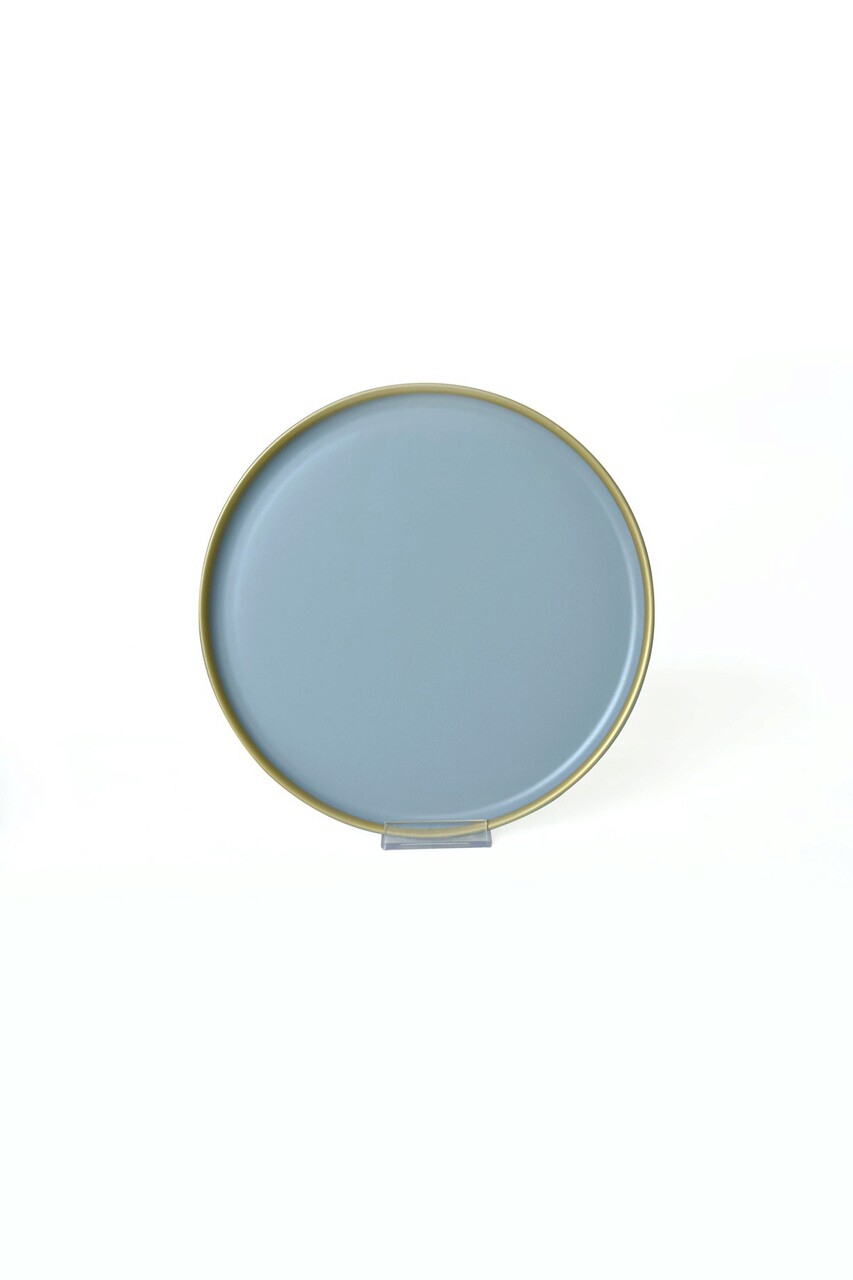 Set platouri servire, Keramika, 275KRM2203, Ceramica , Nu absoarbe apa, Auriu