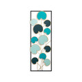 Decoratiune de perete, Catalpa, Metal, Dimensiune: 32 x 90 cm, Multicolor