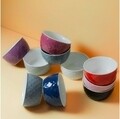 Bol Glamour, Ambition, 13.5 cm, portelan, rosu