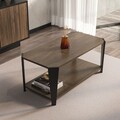 Masuta de cafea, Zena Home, Monaco, Nuc / Negru