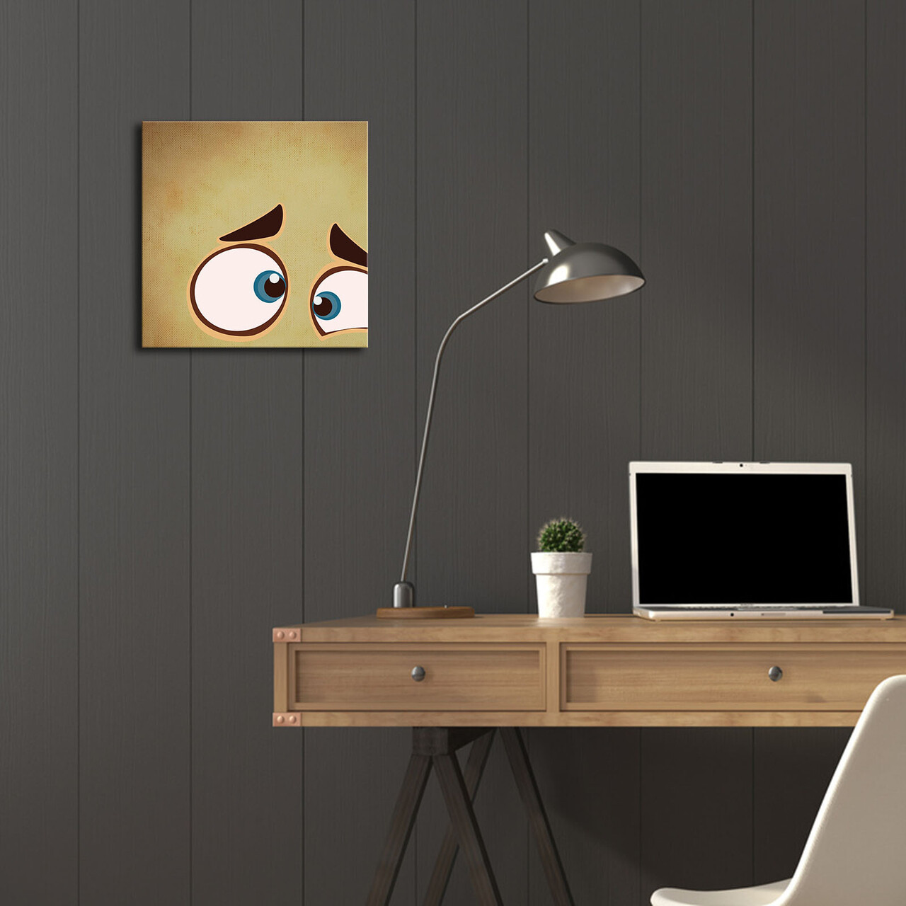 Tablou decorativ cu lumina LED, 2828İACT-44, Dimensiune: 28 x 28 cm, Multicolor - view 4