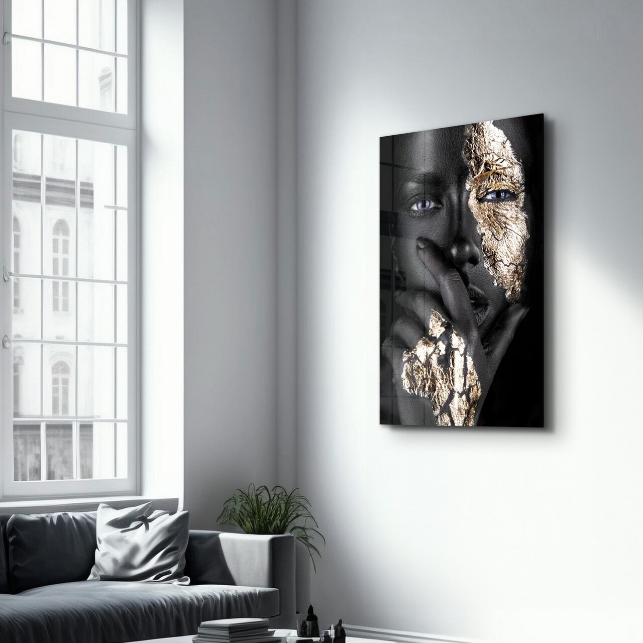 Tablou decorativ, OGLS-8058, Dimensiuni: 46 x 72 cm, Multicolor - view 5