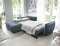 Coltar extensibil stanga 4 locuri ELTAP, LT-40TOS, Campo, 265x196x88 cm, lemn/poliester, albastru