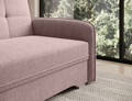 Canapea extensibila 1 loc, ELTAP, Laine, 102x109x84 cm, lemn/poliester, somon