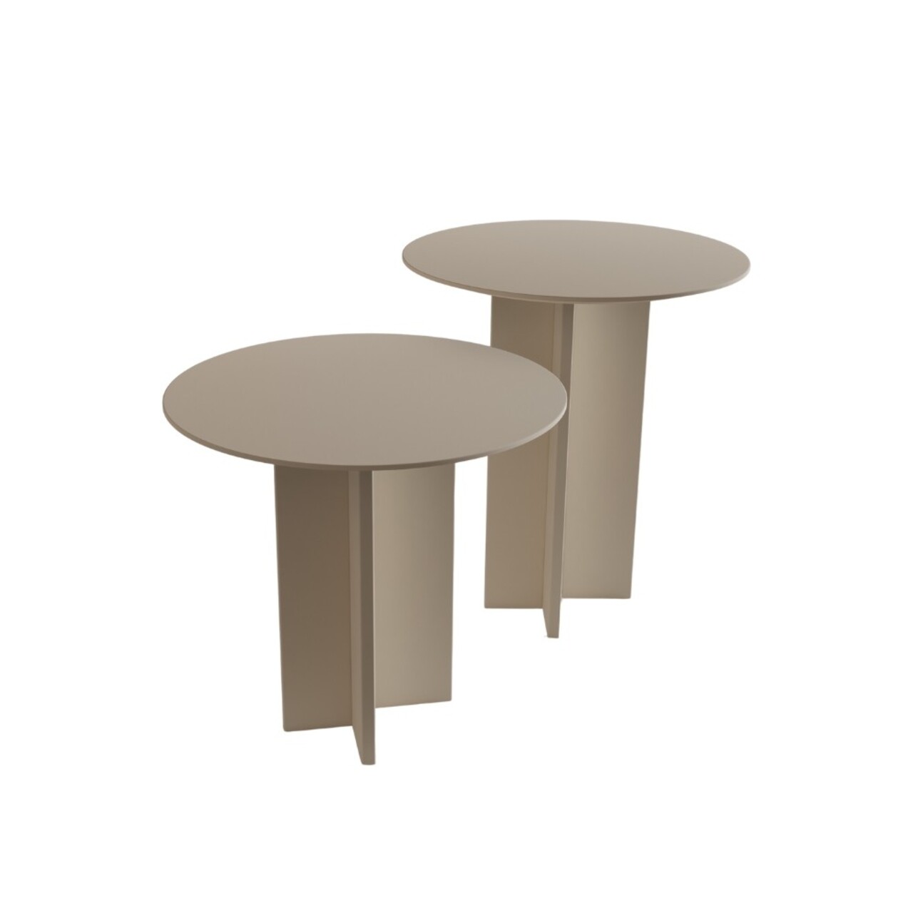 Set masuta de cafea, Rotexa, Leo (55 + 45), Crem - 2 | YEO