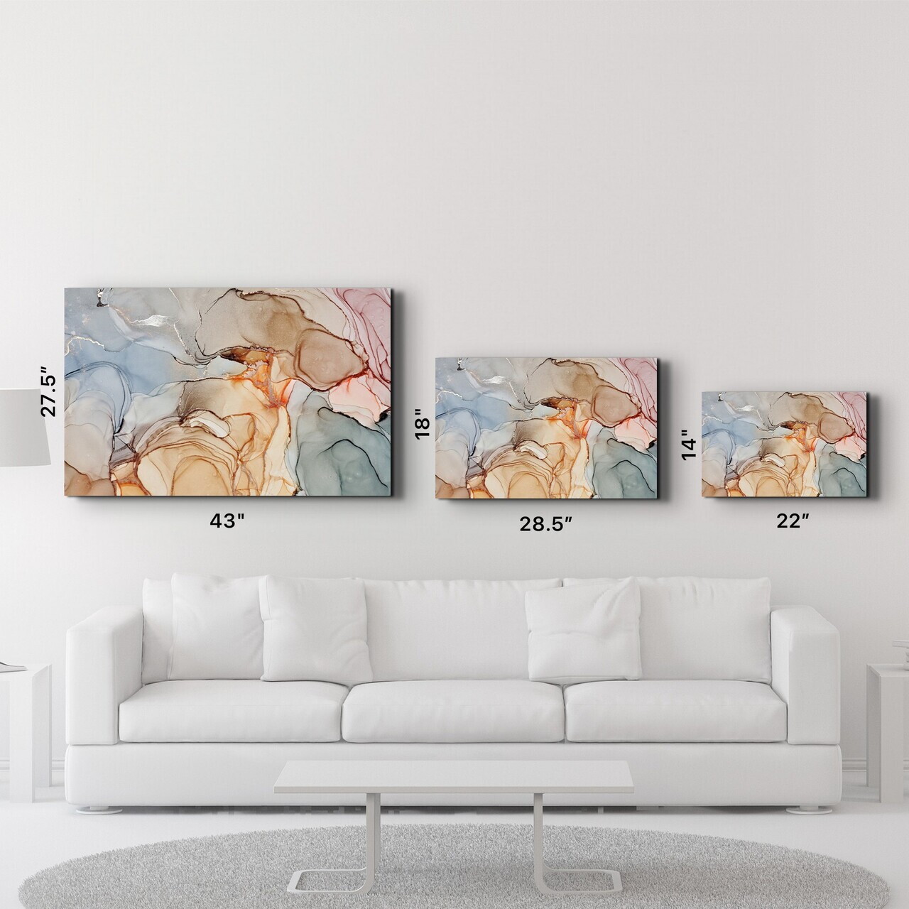 Tablou decorativ, OGLS-7080, Dimensiuni: 70 x 110 cm, Multicolor — imaginea 6