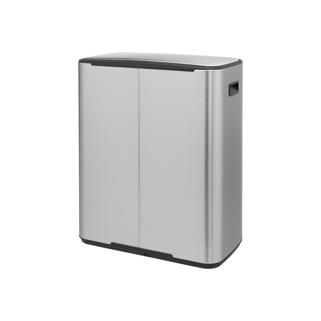 Cos de gunoi cu pedala, Brabantia, Bo Pedal, 2x30 L, 36.3x54.1x65.2 cm, otel, argintiu - 2 | YEO