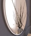 Oglinda decorativa, Siam, Iuydu, 60x60x2.2 cm, MDF , Alb