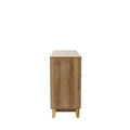 Comoda Notto, Homla, 110x35x72 cm, MDF/ratan, natur