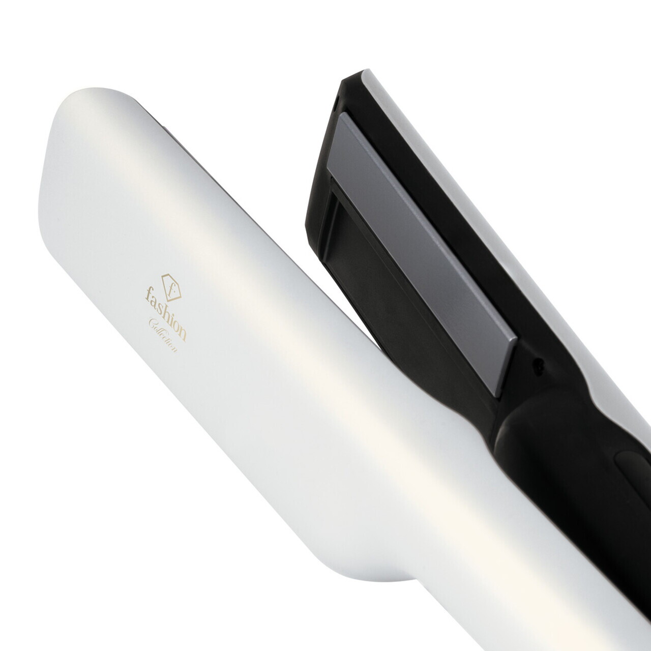Placa de par cu uscator, 2 in 1 Fashion TV, Pearl White-Gold, 1000W, 230°C, 3 viteze, 3 trepte de temperatura, invelis ceramic, alb - view 2