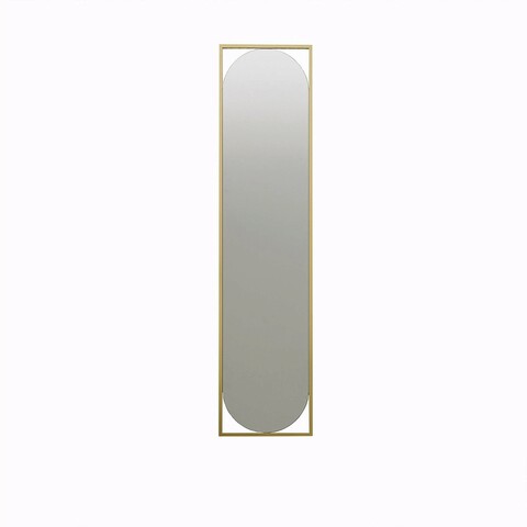 Oglinda decorativa, Neostill, Henri, 40x167 cm, MDF , Auriu