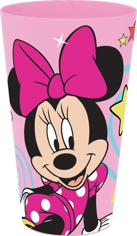 Pahar inalt Minnie, Disney, 8.5x13x13 cm, plastic
